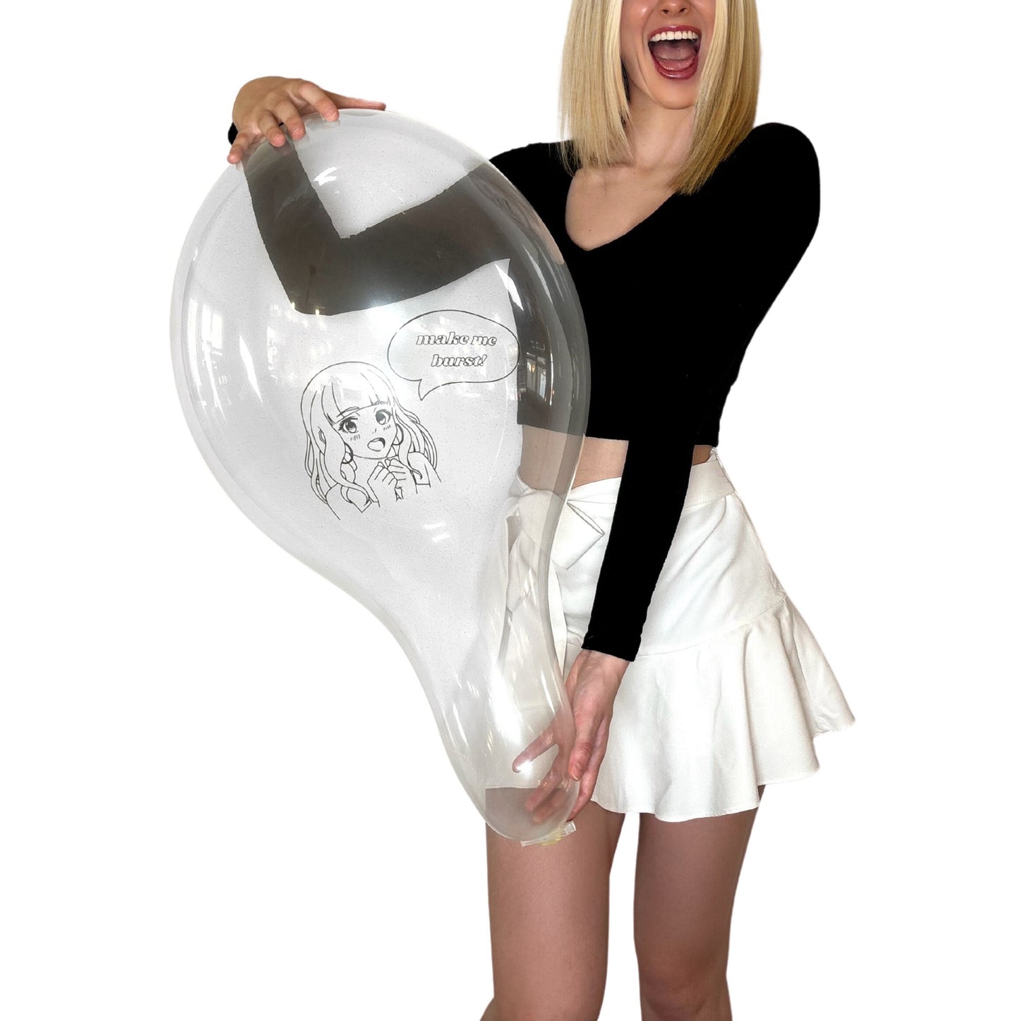nastila balloons x BELBAL 14" round balloon | anime girl