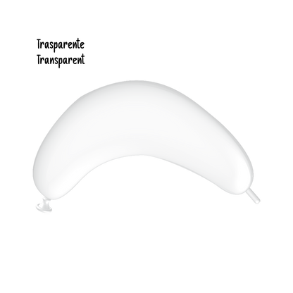 BWS 44" arch figure balloon | pastel & crystal