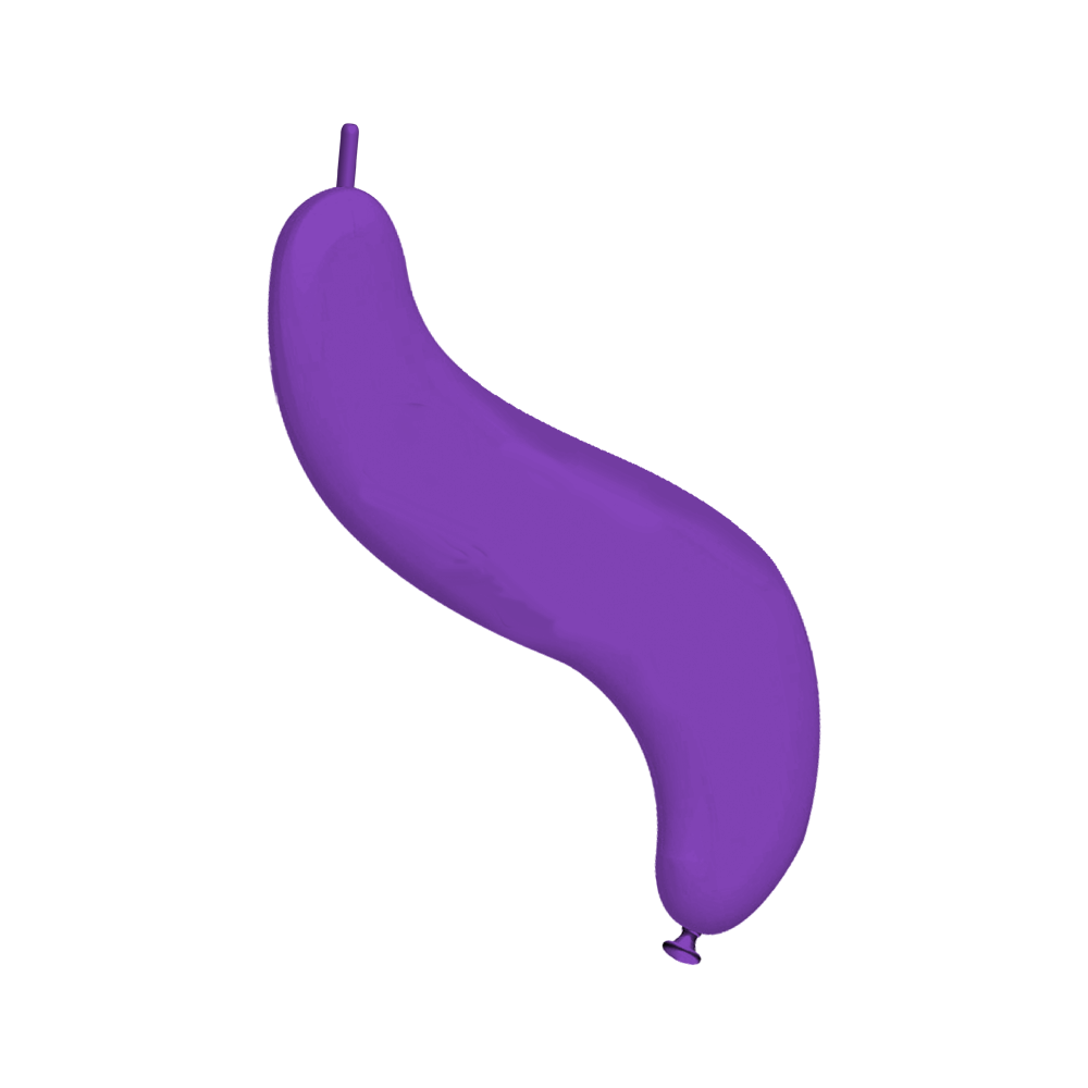 BWS 44" Wave Figurenballon | Pastell & Kristall - nastila balloons