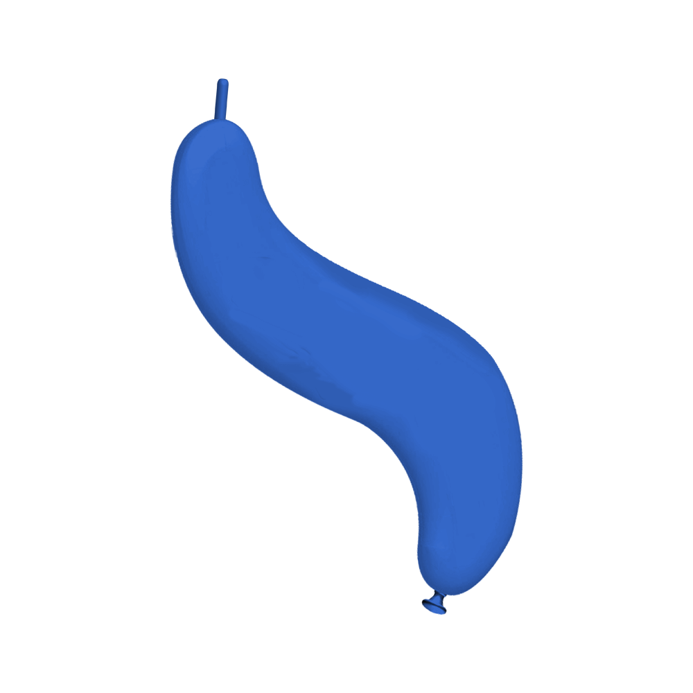 BWS 44" Wave Figurenballon | Pastell & Kristall - nastila balloons