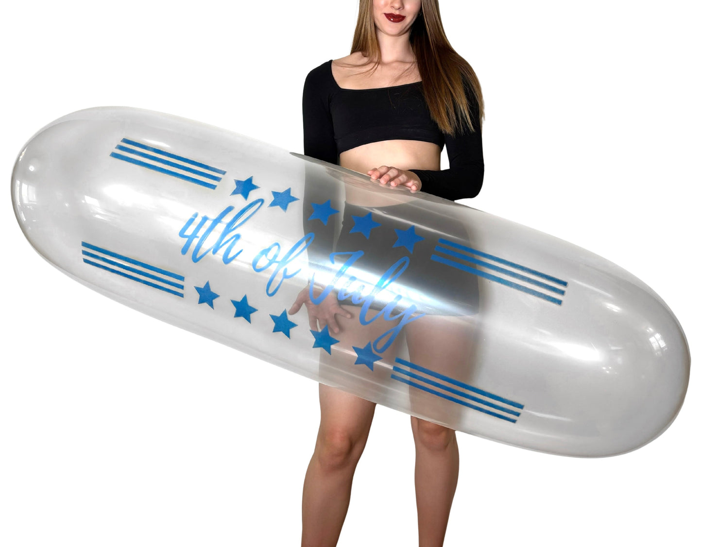nastila balloons x CATTEX 67" zeppelin balloon GL500 | 4th of July