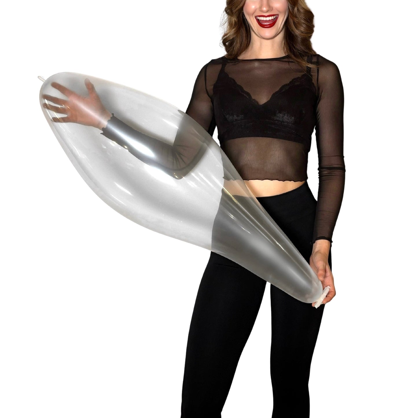 BWS 12x30" Link Figurenballon | Kristall klar - nastila balloons