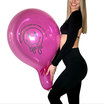 nastila balloons x BELBAL 17" round balloon | smiley