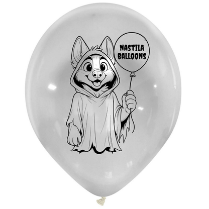 nastila balloons x BELBAL 14" round balloon | Furry Ghost