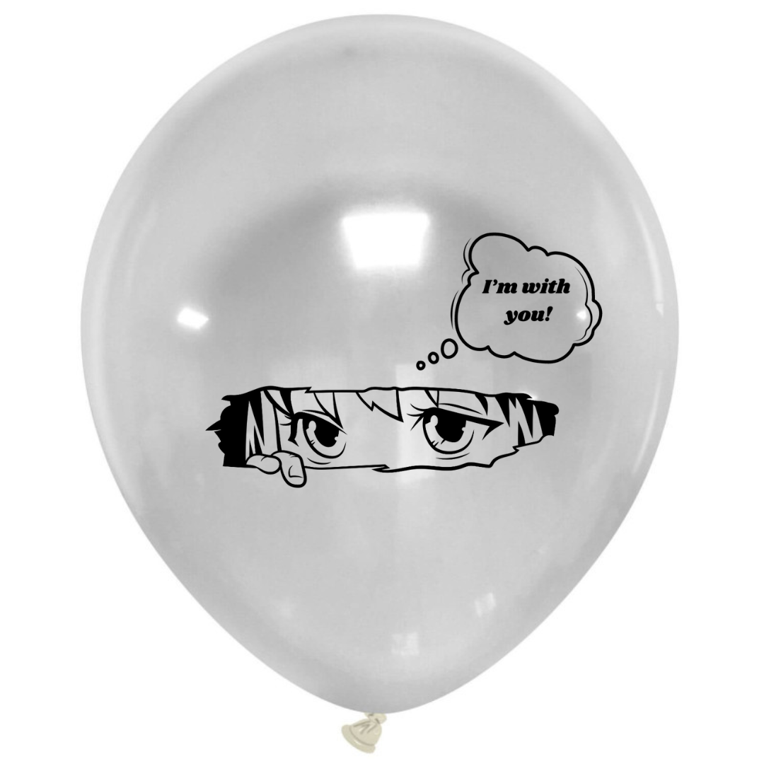 nastila balloons x CATTEX 18" round balloon | I'm with you!