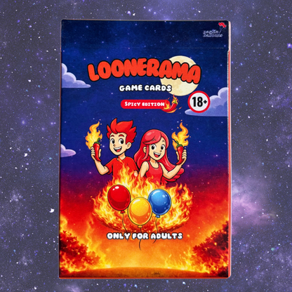 Loonerama Kartendeck-Erweiterung | Spicy & Challenging Edition 🌶️🔥 FSK 18 🔞 - nastila balloons
