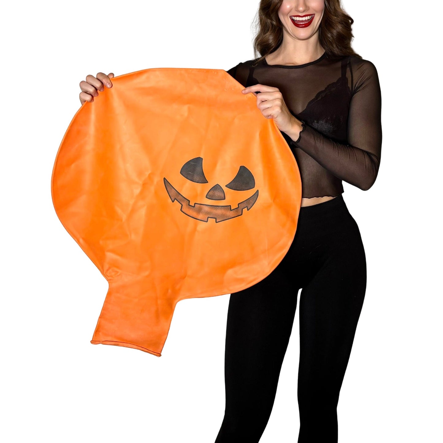 BWS 100" Rundballon | Halloween Pumpkin - nastila balloons