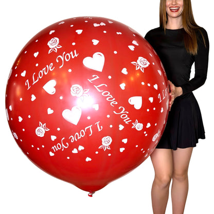 CATTEX 32" Rundballon | I love you - nastila balloons