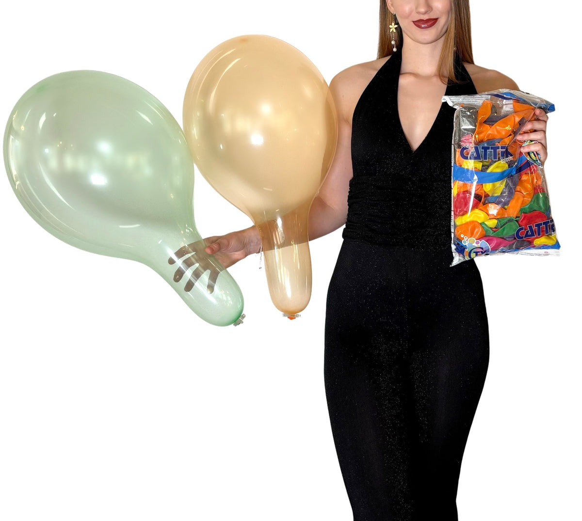 CATTEX 13" Rundballon | Soap Mix 100 Stück - nastila balloons