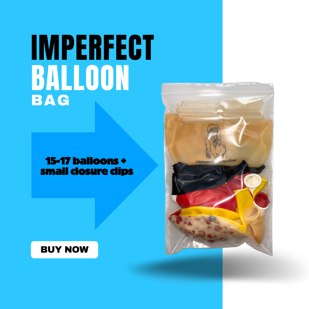 Imperfect Balloon Bag - Mix Beutel mit fehlerhaften Luftballons