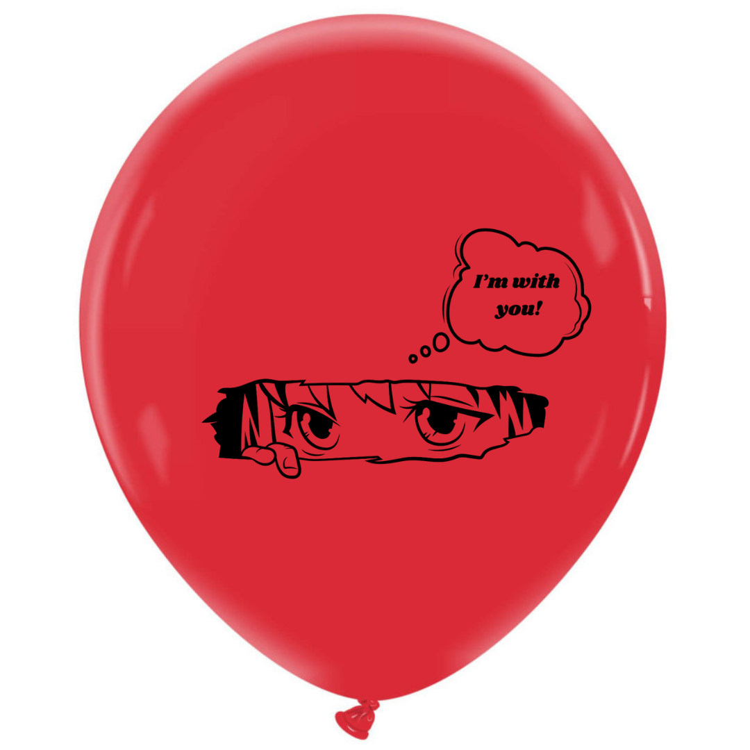 nastila balloons x CATTEX 18" round balloon | I'm with you!