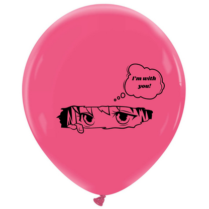 nastila balloons x CATTEX 18" round balloon | I'm with you!