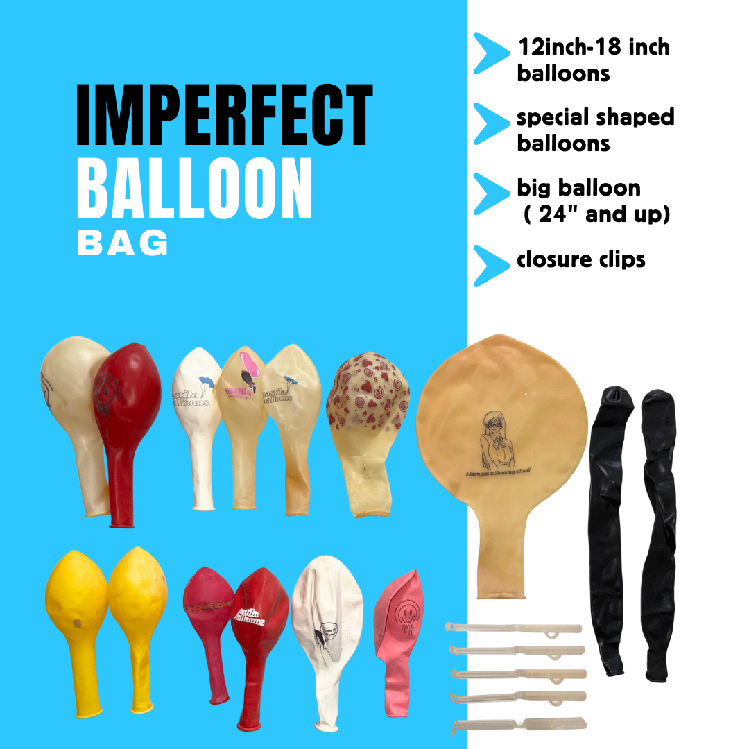 Imperfect Balloon Bag - Mix Beutel mit fehlerhaften Luftballons