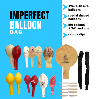 Imperfect Balloon Bag - Mix Beutel mit fehlerhaften Luftballons