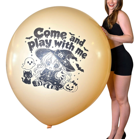 nastila balloons x BELBAL 36" Rundballon | Halloween Chibi