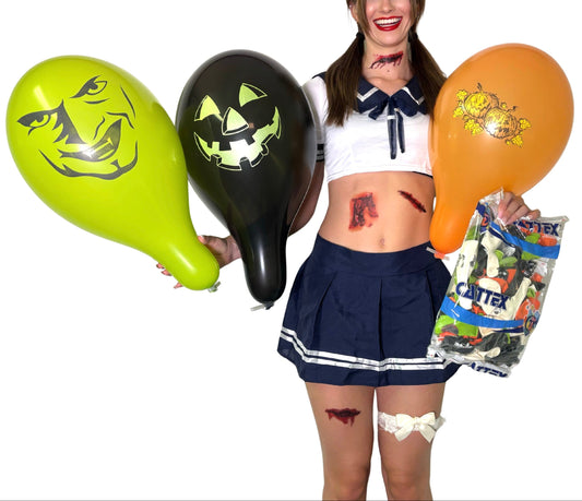CATTEX 12" round balloon | Halloween mix 100 pieces