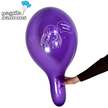 nastila balloons x BELBAL 14" Rundballon | Anime Girl UPDATED
