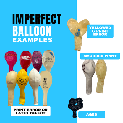 Imperfect Balloon Bag - Mix Beutel mit fehlerhaften Luftballons