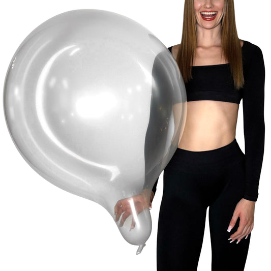 CATTEX 19" Rundballon | Kristall klar