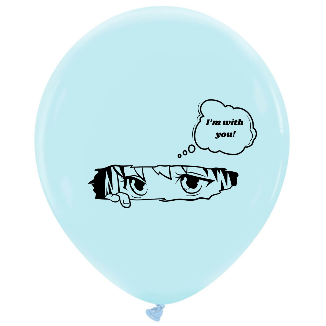 nastila balloons x CATTEX 18" round balloon | I'm with you!