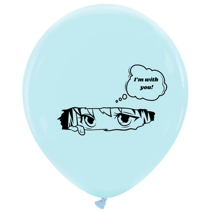 nastila balloons x CATTEX 18" round balloon | I'm with you!