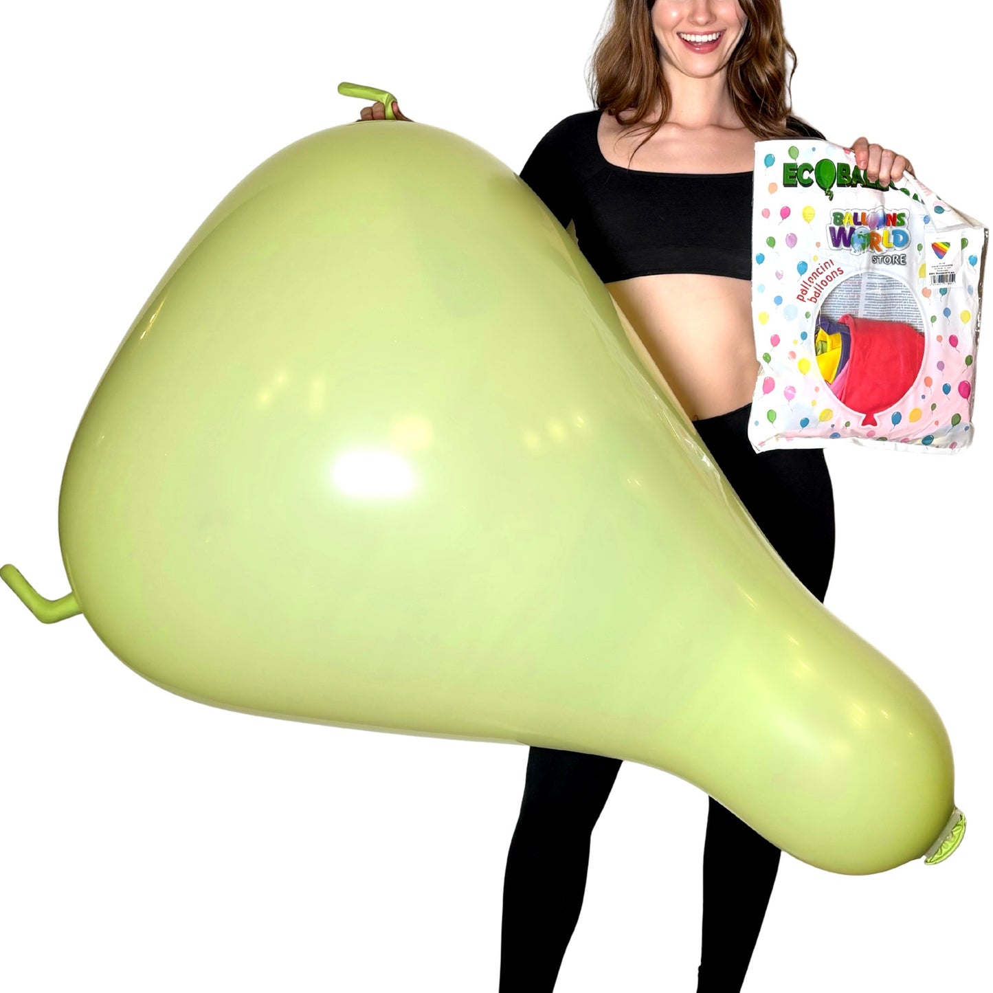BWS 31x31" Giant Treeloons Figurenballon | Pastell Mix 10 Stück - nastila balloons