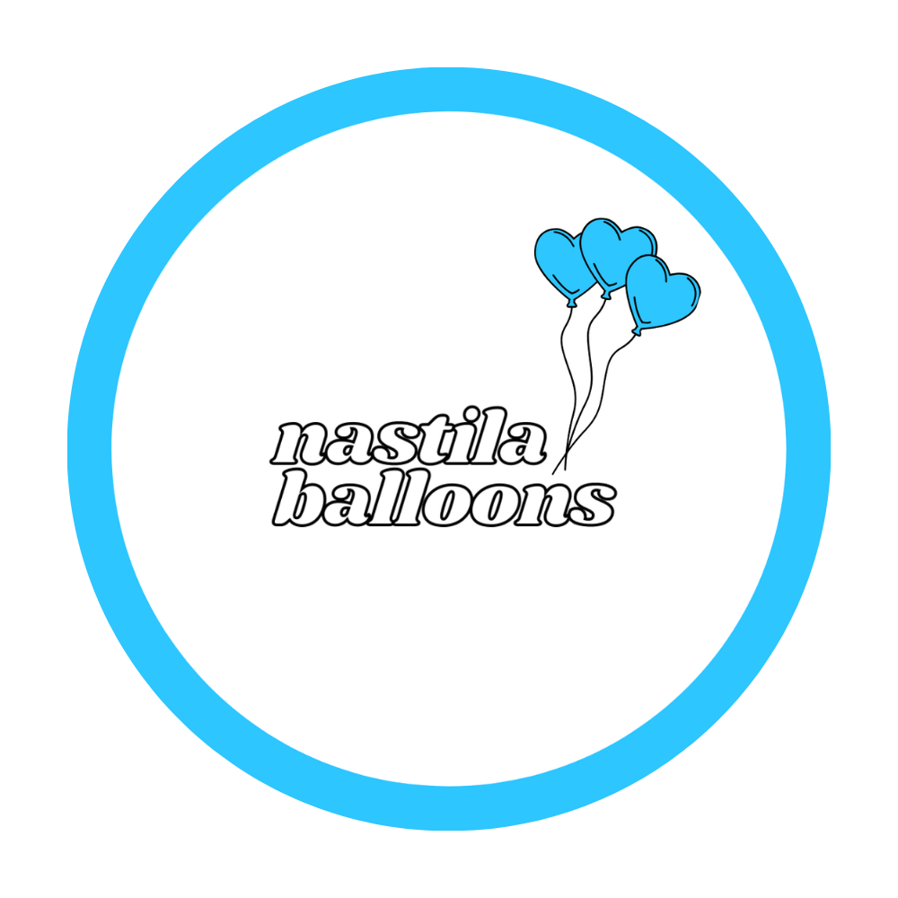 nastila balloons Sticker | rund 80x80mm - nastila balloons