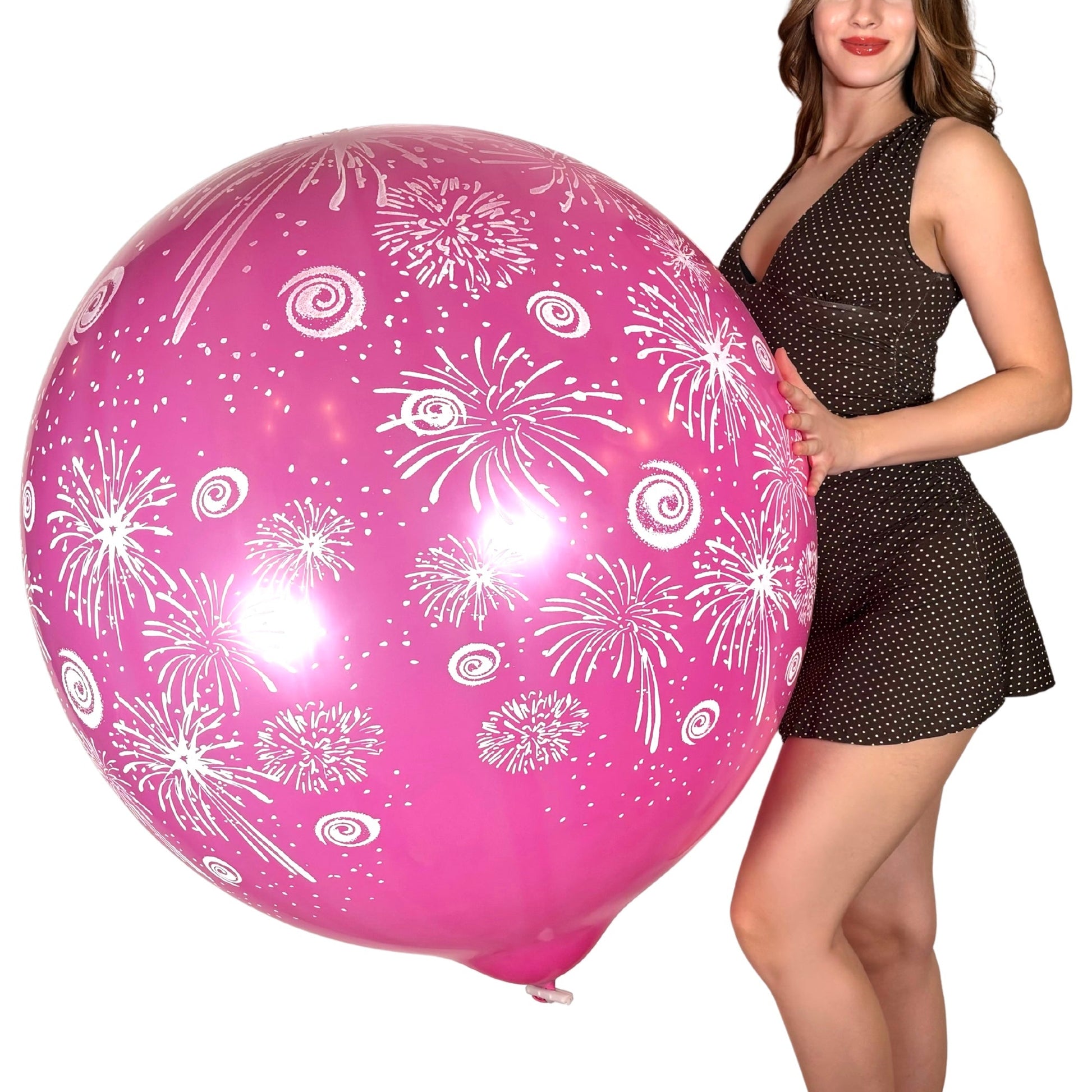 CATTEX 32" Rundballon | Fireworks (zufällige Farbe) - nastila balloons