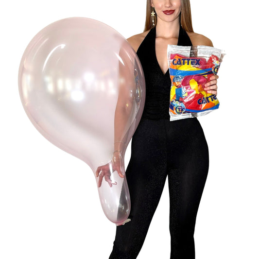 CATTEX 18" Rundballon | Soap Mix 25 Stück - nastila balloons