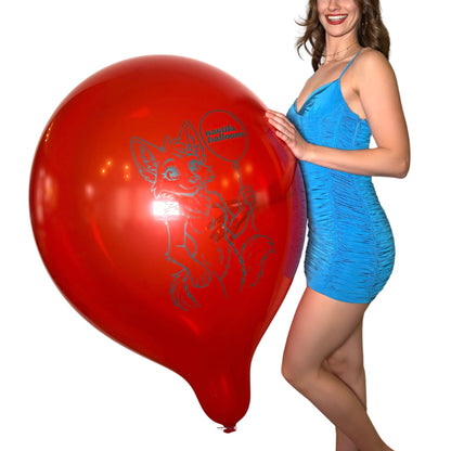 nastila balloons x BELBAL 24" Rundballon | Furry Girl