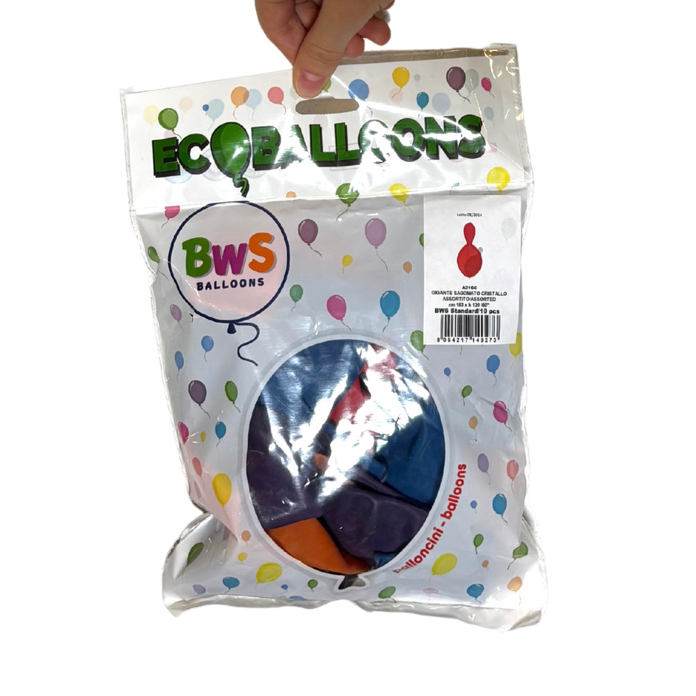 BWS 60" Giant Skittle Figurenballon | Kristall - nastila balloons