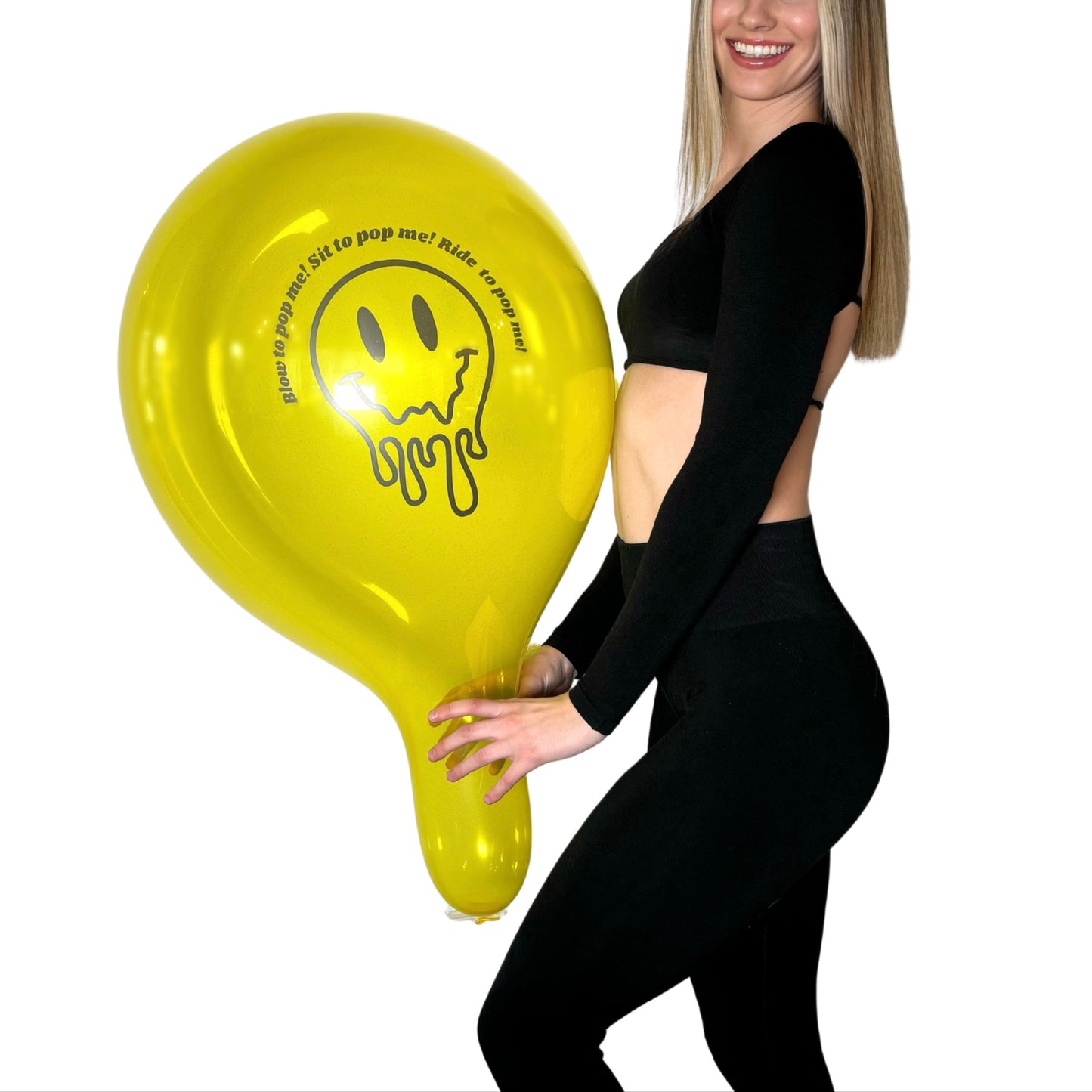 nastila balloons x BELBAL 17" round balloon | smiley