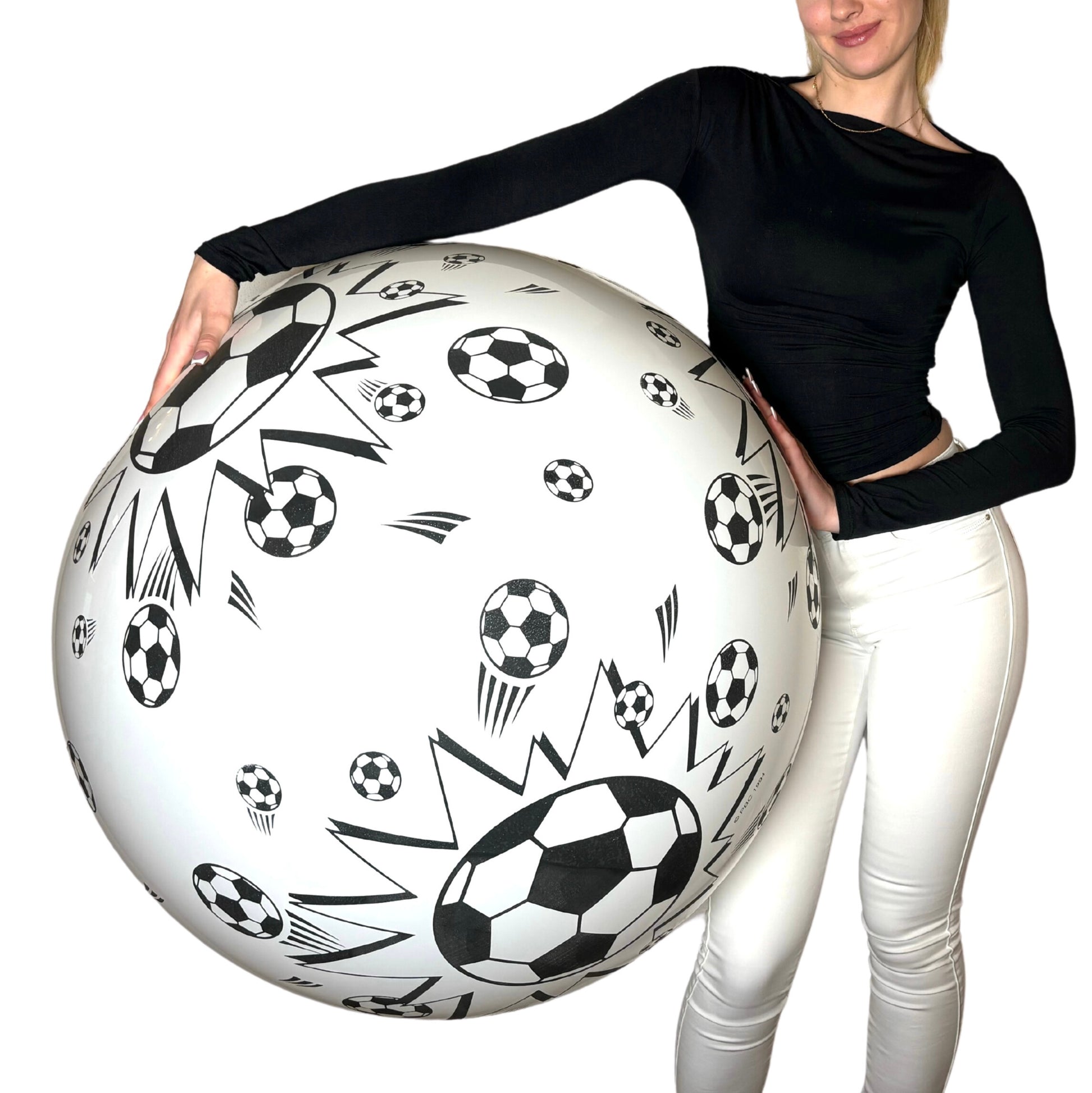 QUALATEX 36" Rundballon | Soccer Balls - nastila balloons