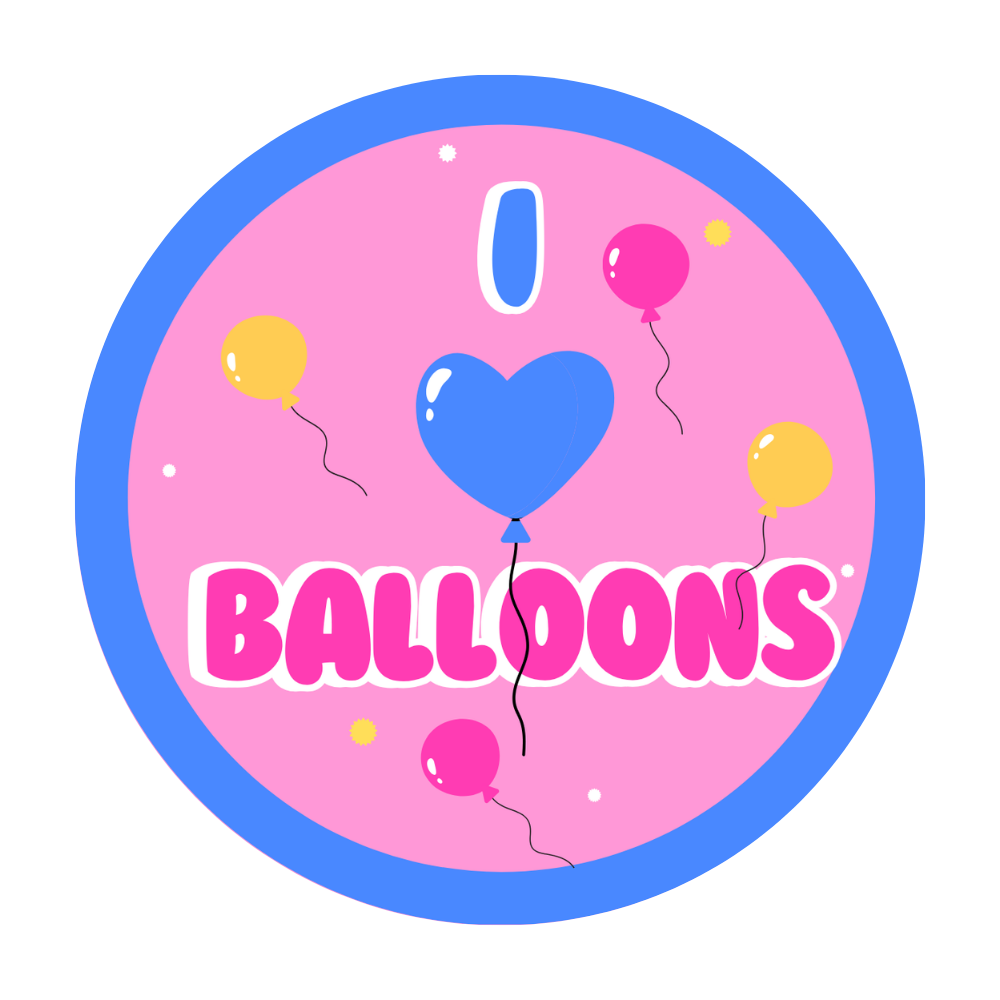 nastila balloons Sticker | rund 80x80mm - nastila balloons