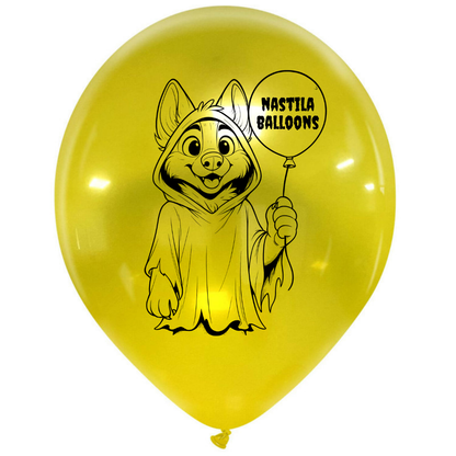 nastila balloons x BELBAL 14" round balloon | Furry Ghost