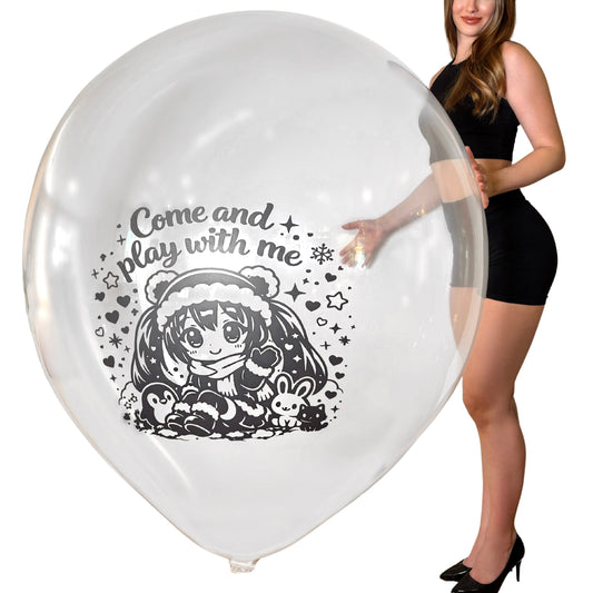 nastila balloons x BELBAL 36" Rundballon | Winter Chibi