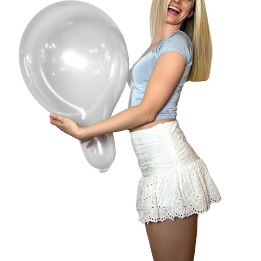 SEMPERTEX 18" round balloon | crystal clear