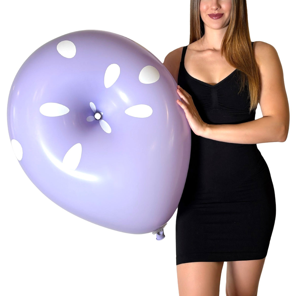 nastila balloons 24" Rundballon Mod | Handmade Donut M Polka Dots