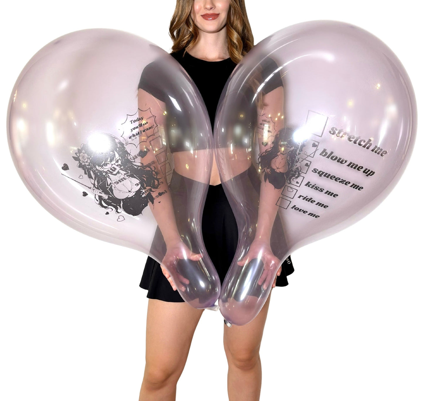 nastila balloons x BELBAL 17" Rundballon | Anime Task Balloon (2-seitig)