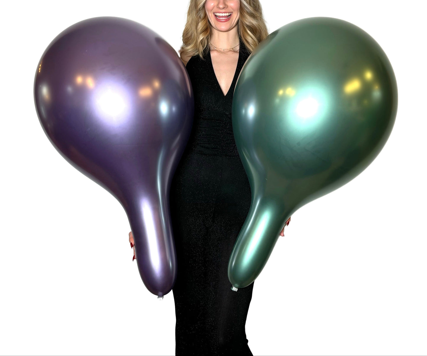 BELBAL 17" round balloon | glossy metallic 