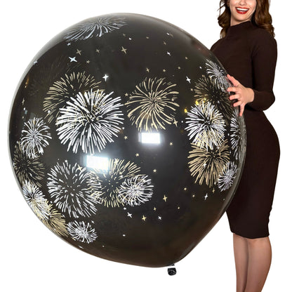 Cattex 34 fireworks giant round looner balloon