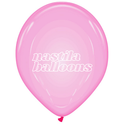 nastila balloons x BELBAL 14" Rundballon | Kristall