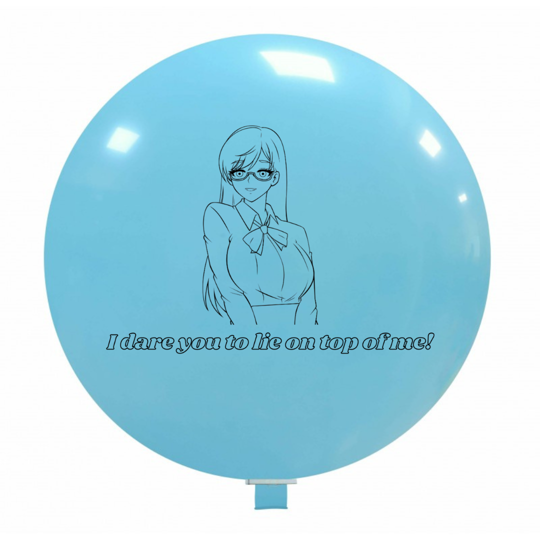 nastila balloons x CATTEX 32" round balloon | I dare you!