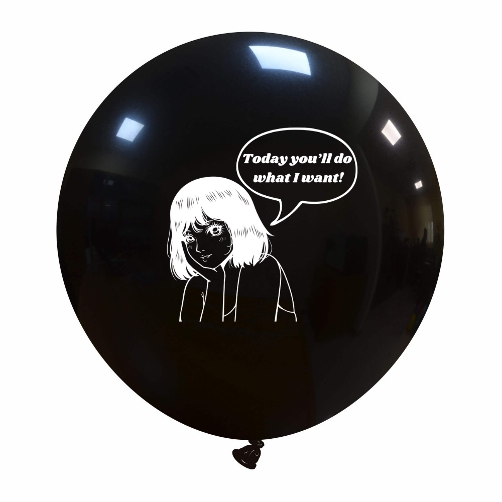 nastila balloons x CATTEX 19" schwarz | Do what I want! - nastila balloons