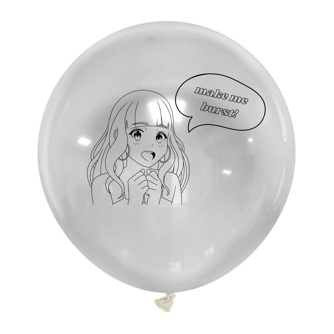 nastila balloons x CATTEX 24" Rundballon | Anime Girl