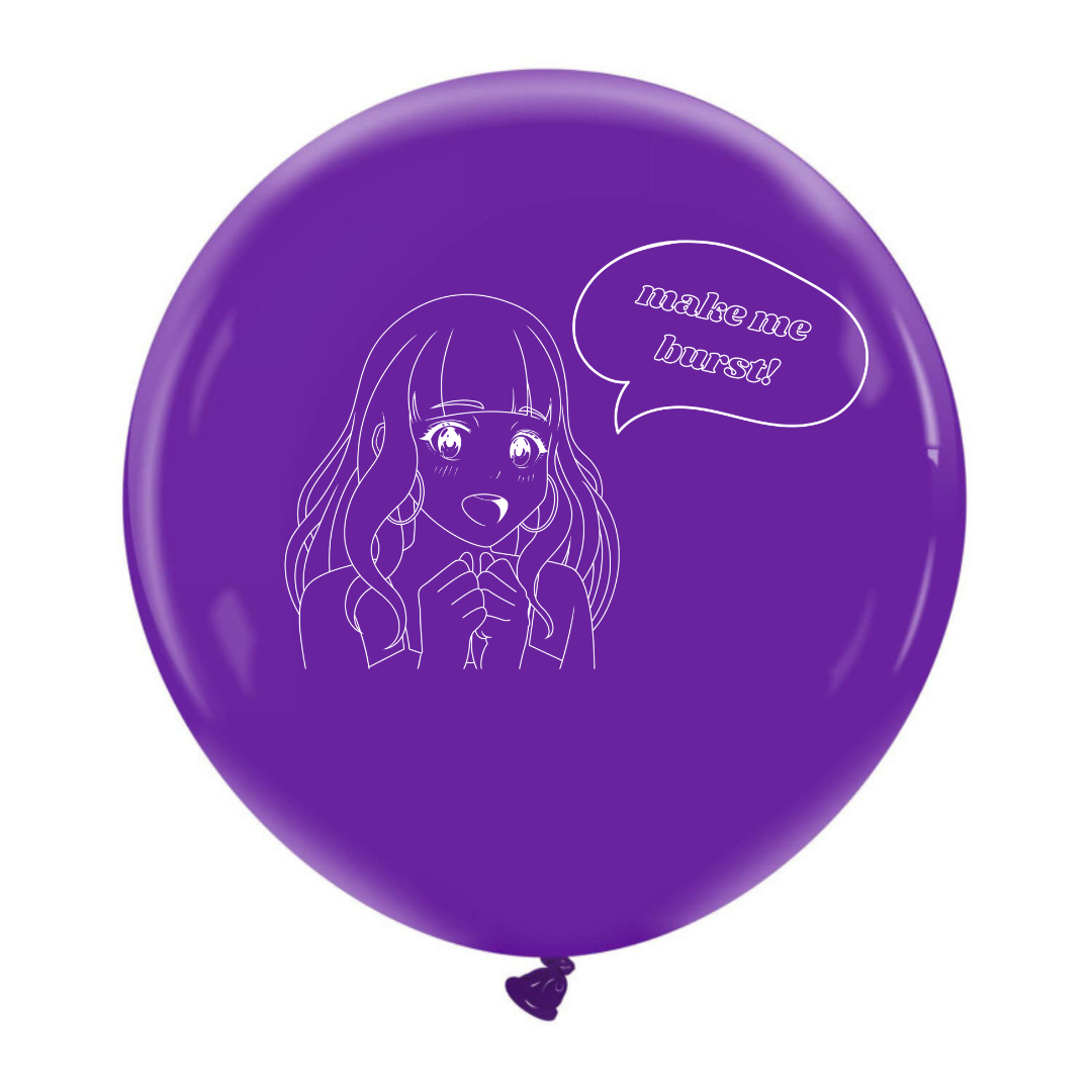 nastila balloons x CATTEX 24" round balloon | anime girl