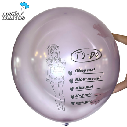 nastila balloons x CATTEX 34" Rundballon | Obey me!