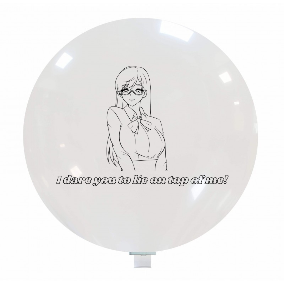 nastila balloons x CATTEX 32" round balloon | I dare you!