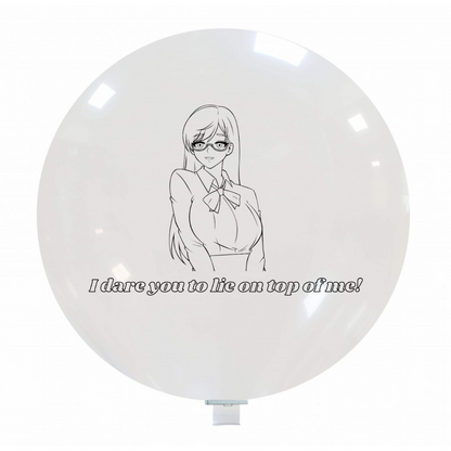 nastila balloons x CATTEX 32" round balloon | I dare you!