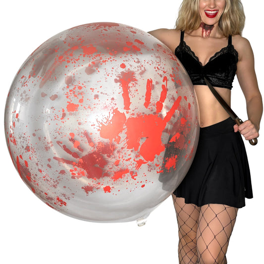 CATTEX 32" round balloon | bloody hands